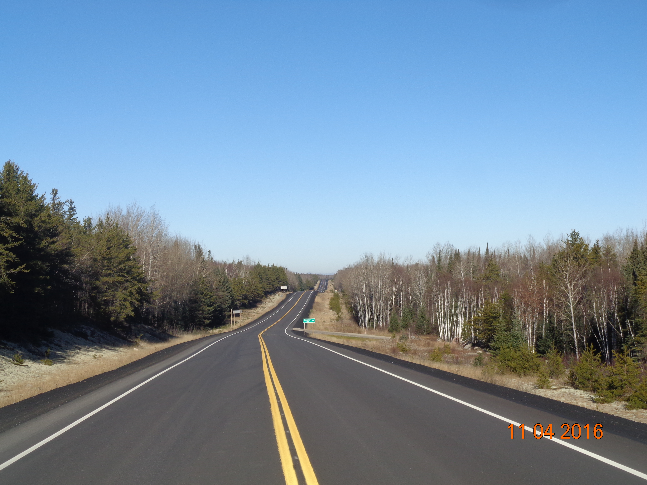 Hwy 105 From 44.4 km North of Hwy 609 Northerly for 39.9 km, ON